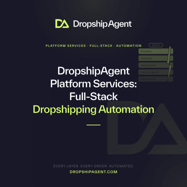 DropshipAgent Platform Services: Full-Stack Dropshipping Automation