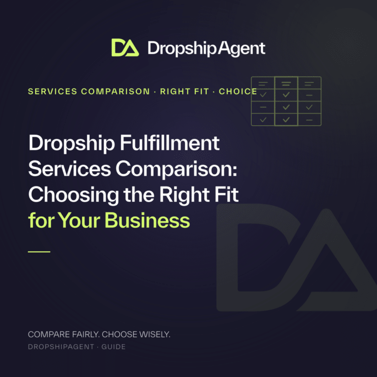 Dropship Fulfillment Services Comparison: Choosing the Right Fit for Your Business