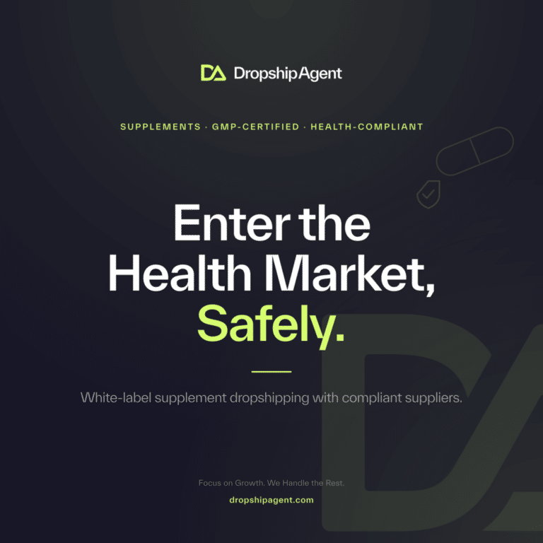 White Label Supplement Dropshipping: How to Enter the Health Market Safely